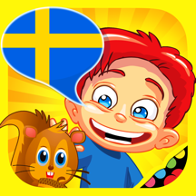 Swedish for kids: play, learn and discover the world - children learn a language through play activities: fun quizzes, flash card games and puzzles