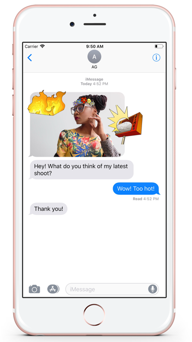 Get 'Em Stickers iPhone screenshot 7 - Stickers app