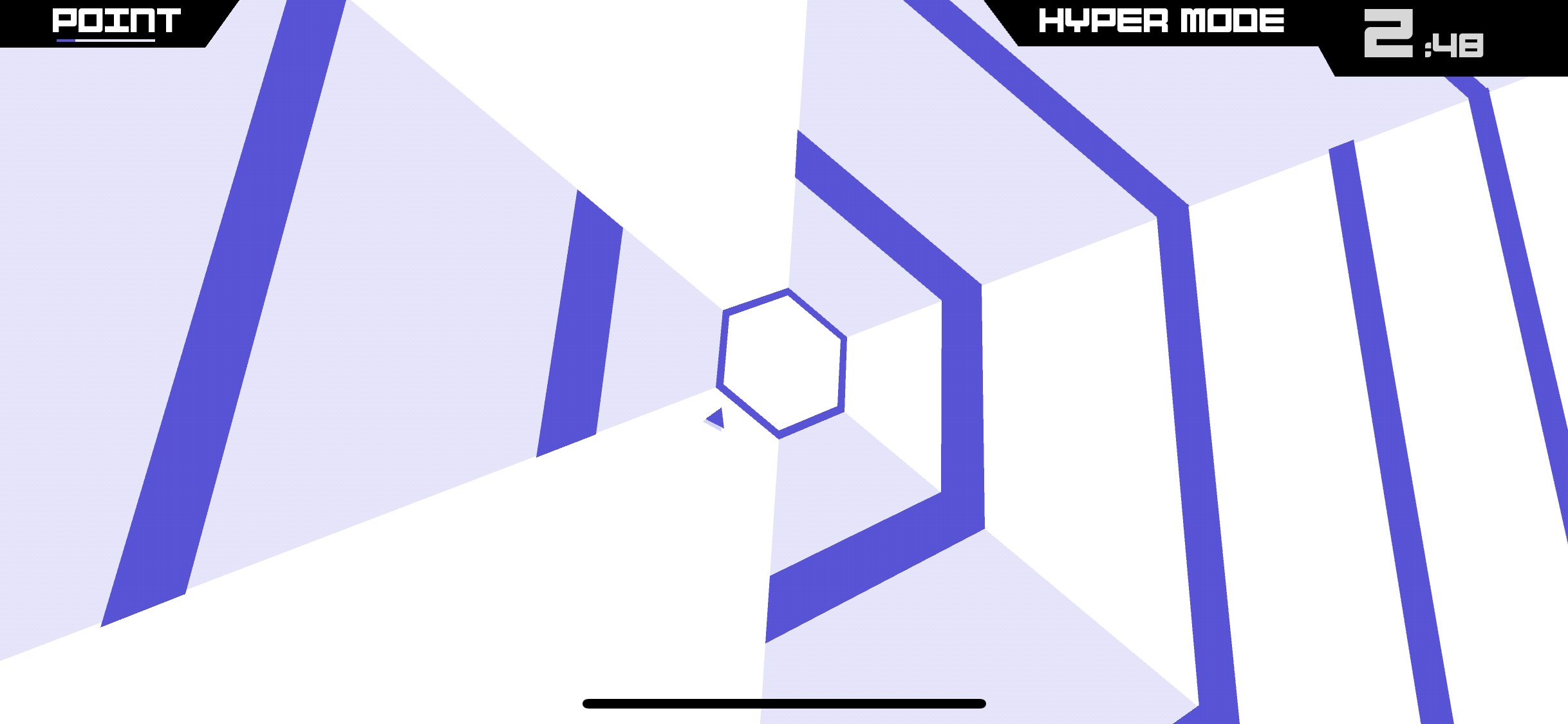 Screenshot do app Super Hexagon