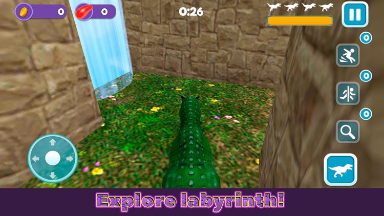 Dino Maze Run & Escape Simulator 3D