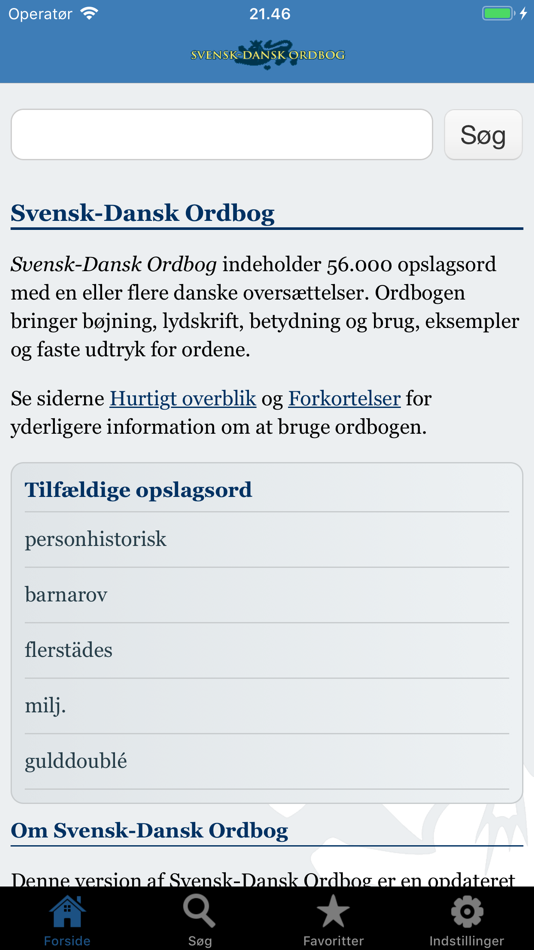 #1. Svensk-Dansk Ordbog (iOS) 由: Det Danske Sprog- og Litteraturselskab