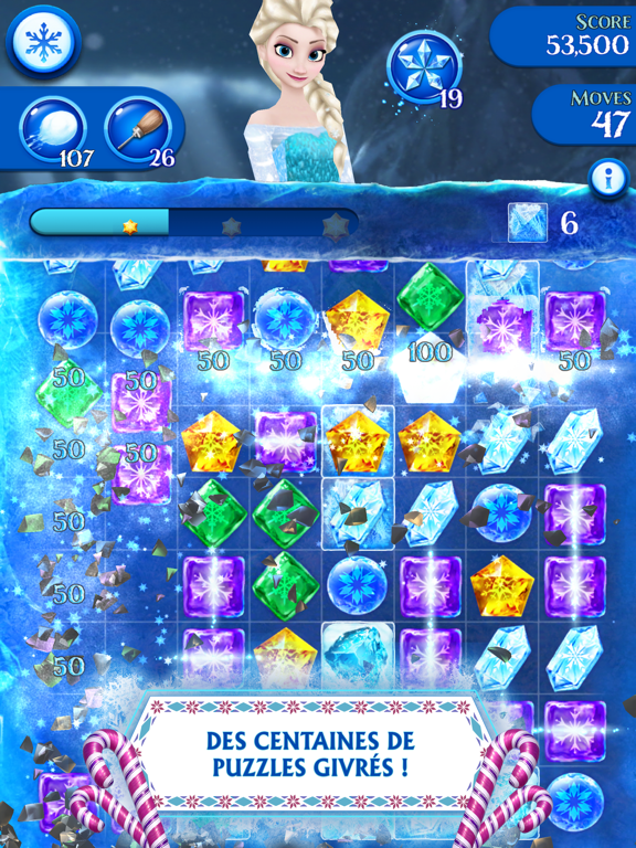 Screenshot #4 pour La Reine des Neiges Free Fall