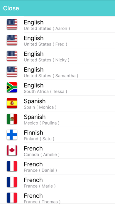 App screenshot