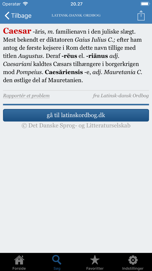 #4. Latinsk-Dansk Ordbog (iOS) 由: Det Danske Sprog- og Litteraturselskab