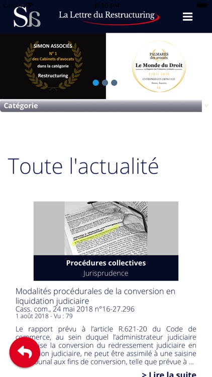 La Lettre du Restructuring