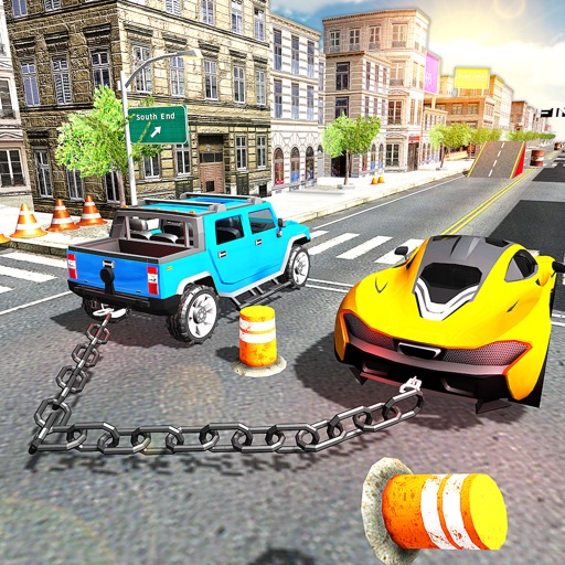 Chained Car Racing 3D icon