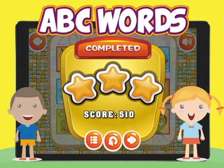 Words ABC Cards Matching