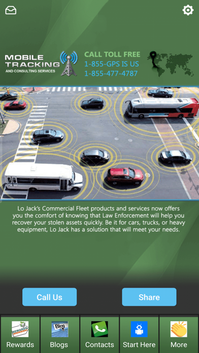 Screenshot #1 pour Mobile Tracking and Consulting