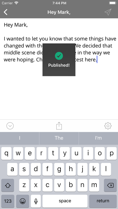 Screenshot #2 pour Write.as