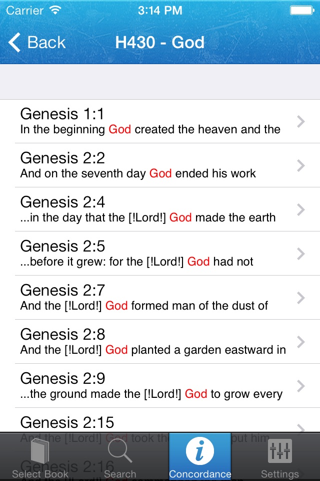 Strong's Concordance screenshot 4