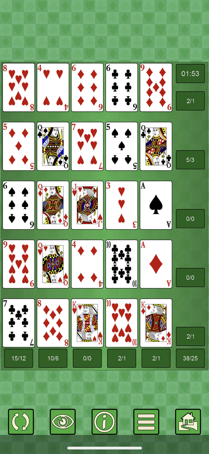 Poker Solitaire V