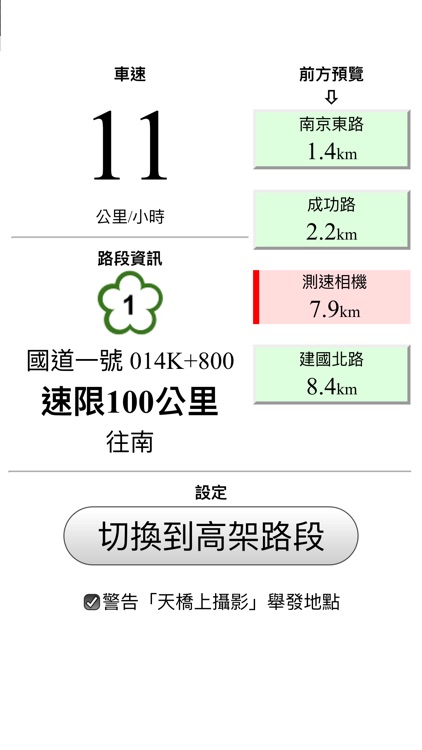 國道測速照相機警示系統 Ad