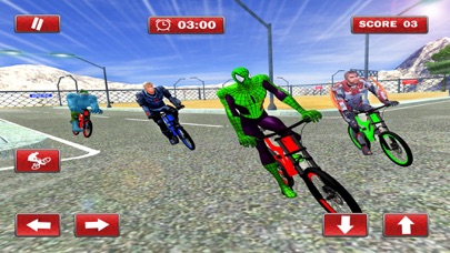 Spider Hero City Bicycle 3D screenshot 3