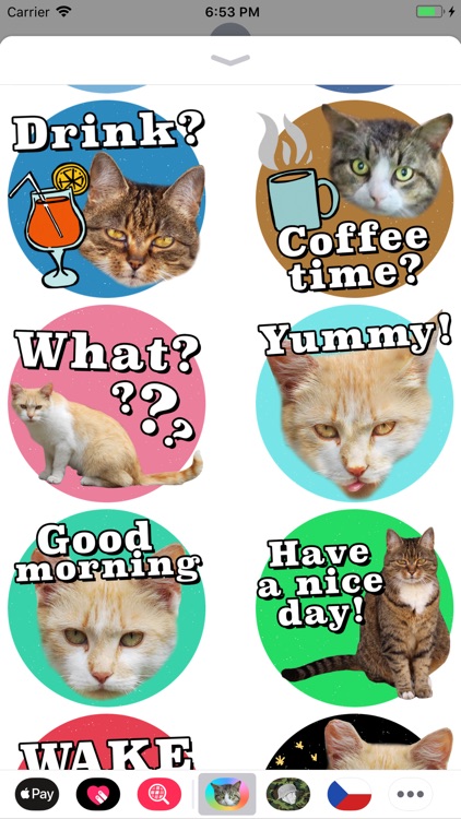 Cat Stickers Meow