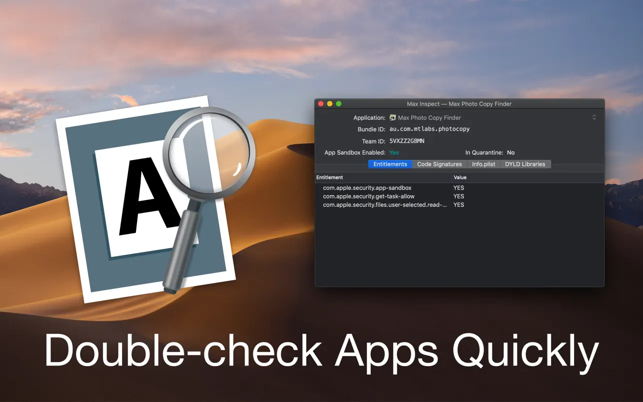 #1. Max Inspect (macOS) Av: Max Technology Labs PTY LTD