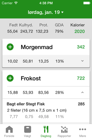 Calorie Counter by fatsecret screenshot 2