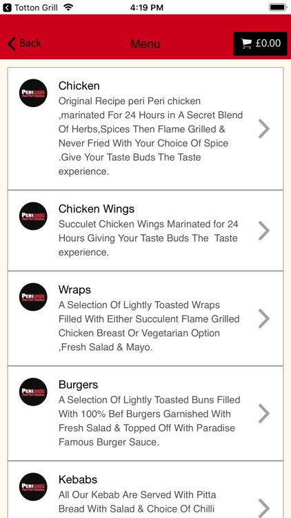 Peridise Periperi Chicken