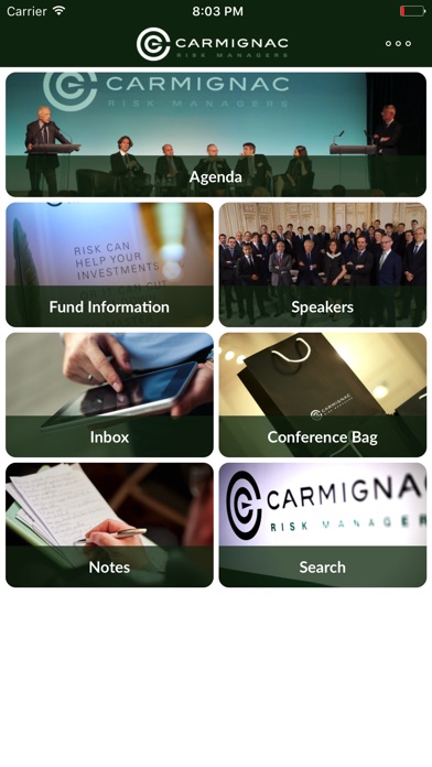 Carmignac Events Mobile App screenshot 2