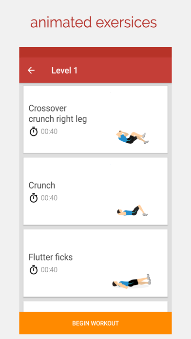 Abs Workout Six Pack Challenge screenshot 3