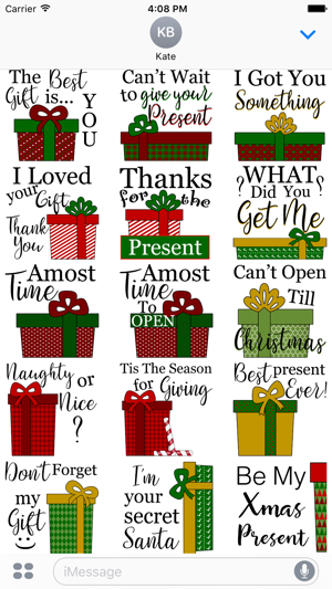 Christmas Presents Stickers(圖2)-速報App
