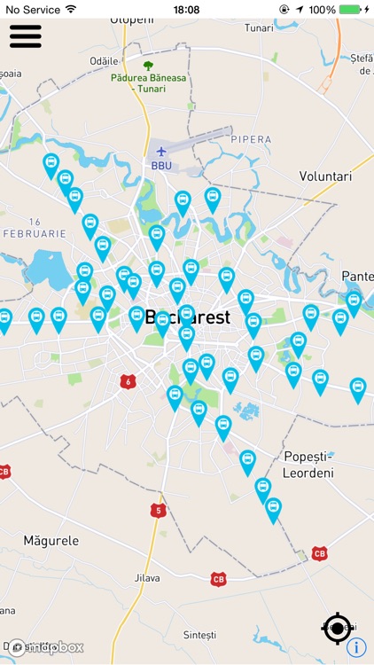Bucharest Tourist Map