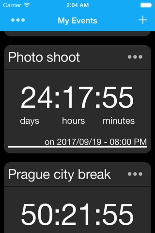 My Events - Countdown screenshot 2