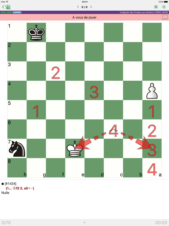 Screenshot #4 pour Finales aux échecs (1600-2400)