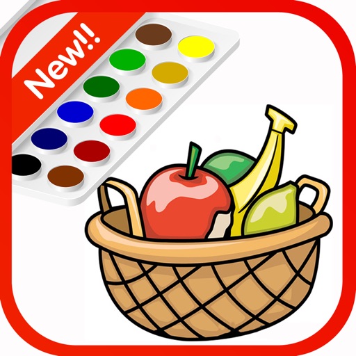 Happy Coloring Painting of Fruits iOS App