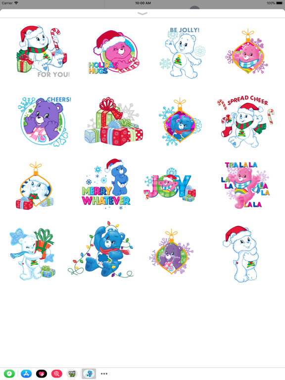 Screenshot #6 pour Care Bears Holiday Stickers