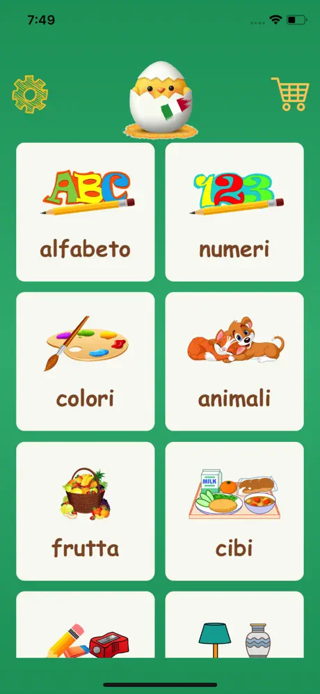 Aprender italiano para niños