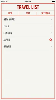 travel list – trip packing iphone screenshot 2