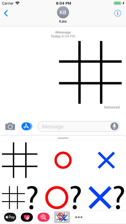 Tic Tac Toe Stickers Pack
