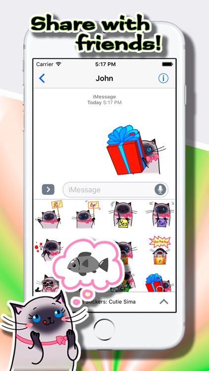 Cat Stickers: Cutie Sima screenshot-4