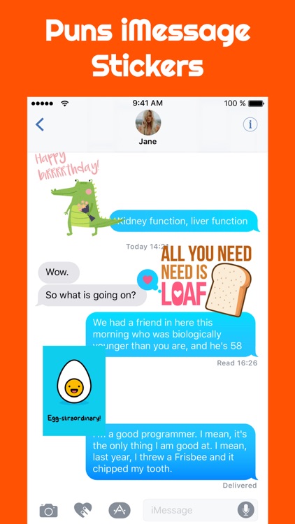 Punny Yummy Puns Wits SMS App