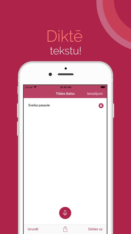 #3. Tildes Balss (iOS) 由: Tilde.com