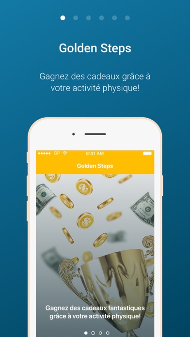 Screenshot #1 pour Golden Steps- Marchez & gagnez