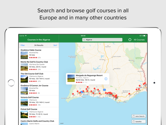 Albrecht Golf Guide for iPad iPad app afbeelding 1