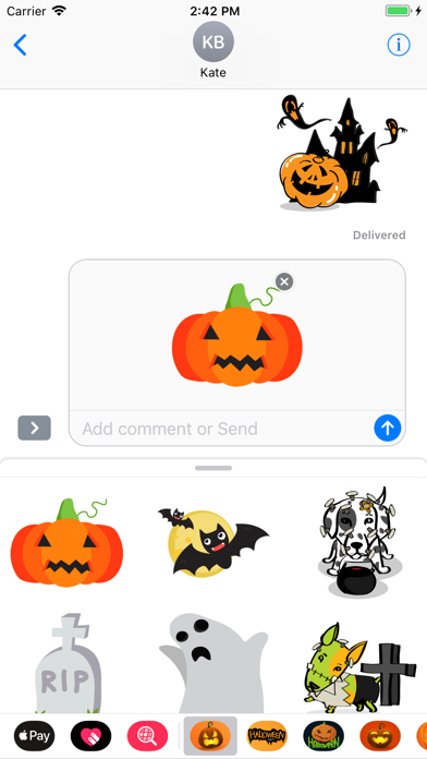 Happy Halloween Haunted Emojis screenshot 2