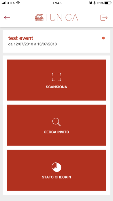 How to cancel & delete Unica Gestione Evento from iphone & ipad 3