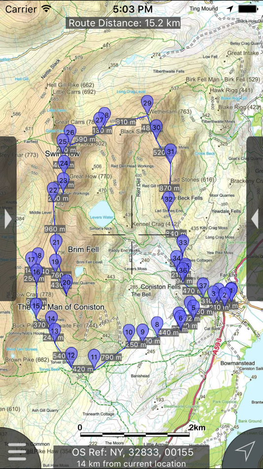 Lake District Maps Offline - 2.1.1 - (iOS)