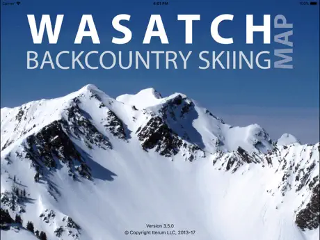 Wasatch Backcountry Skiing Map