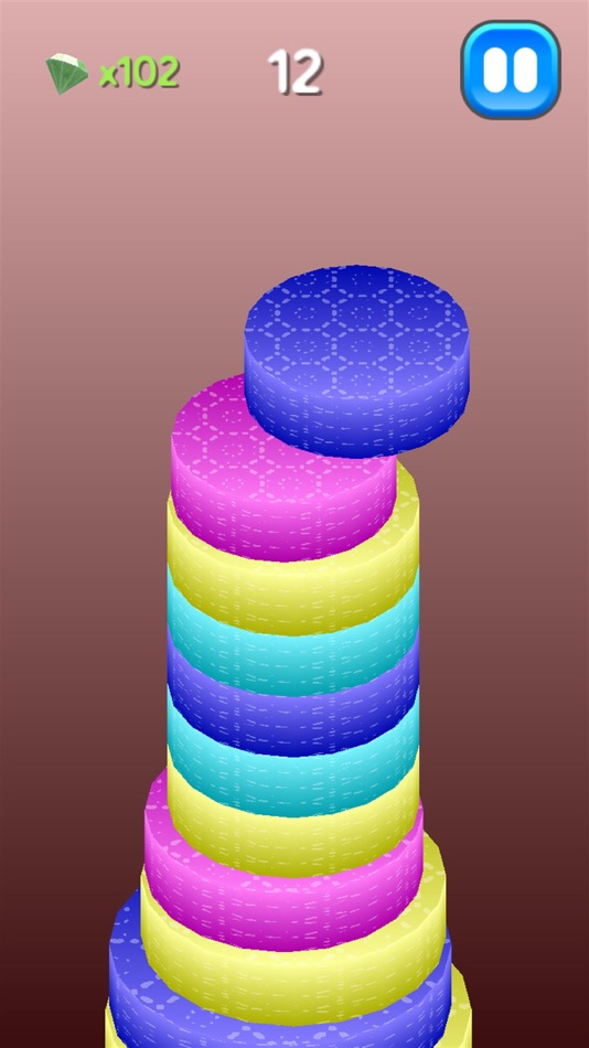 #3. Round Tower - Color Stack (iOS) 由: Batuhan Bayar