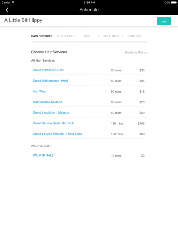 A Little Bit Hippy iPad screenshot 4 - Business app