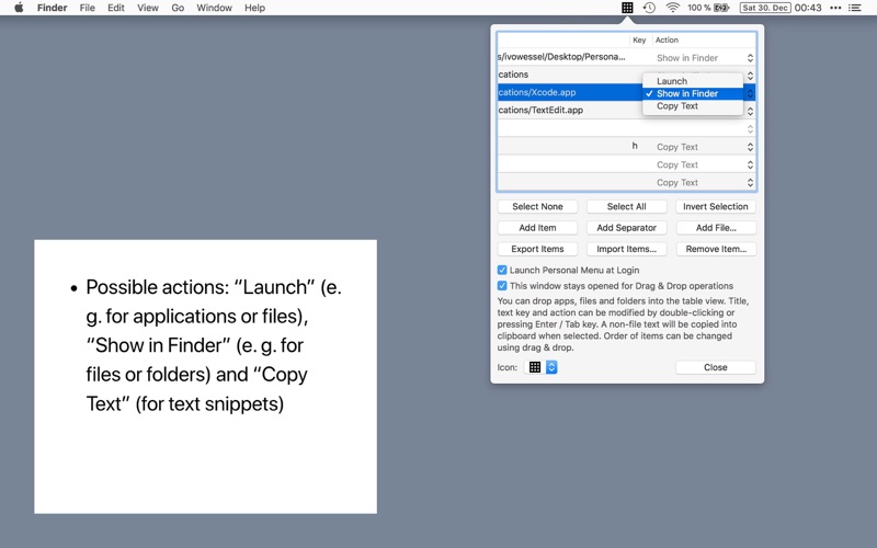 App screenshot