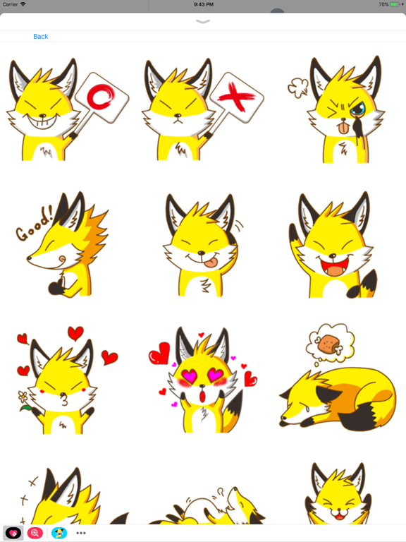 Screenshot #6 pour Fox Stickers Collection
