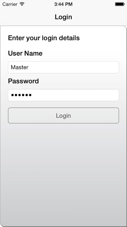 Texecom Keypad App