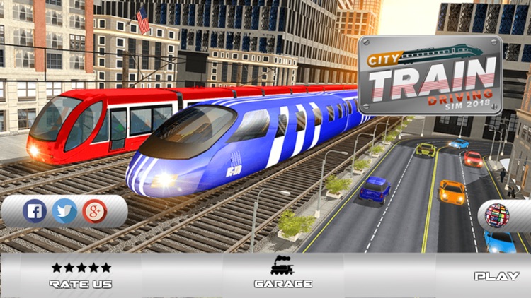 City Train Driving Sim 2018