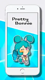 love stickers: pretty bonnie iphone screenshot 1