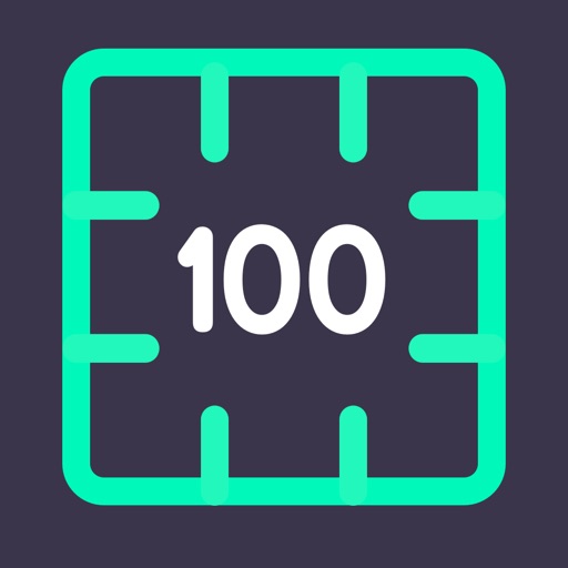 Finish 100 grids icon