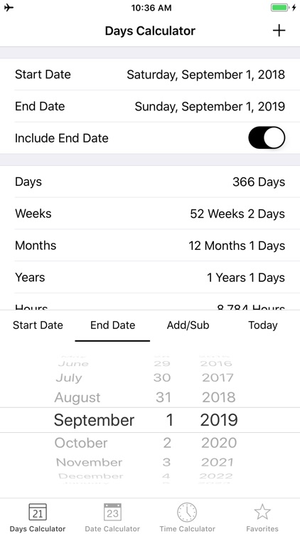 Time & Date & Days Calculator